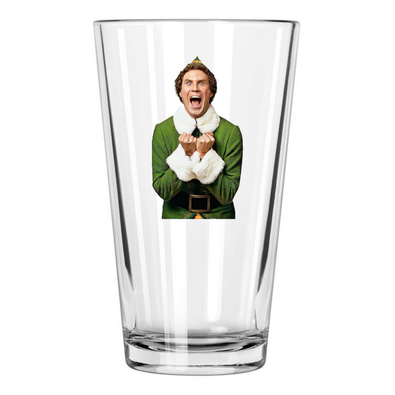 Buddy the Elf Beer Glass